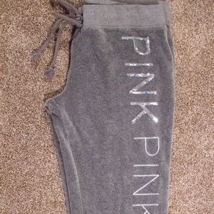 VS Grey Velure Sweat Pants